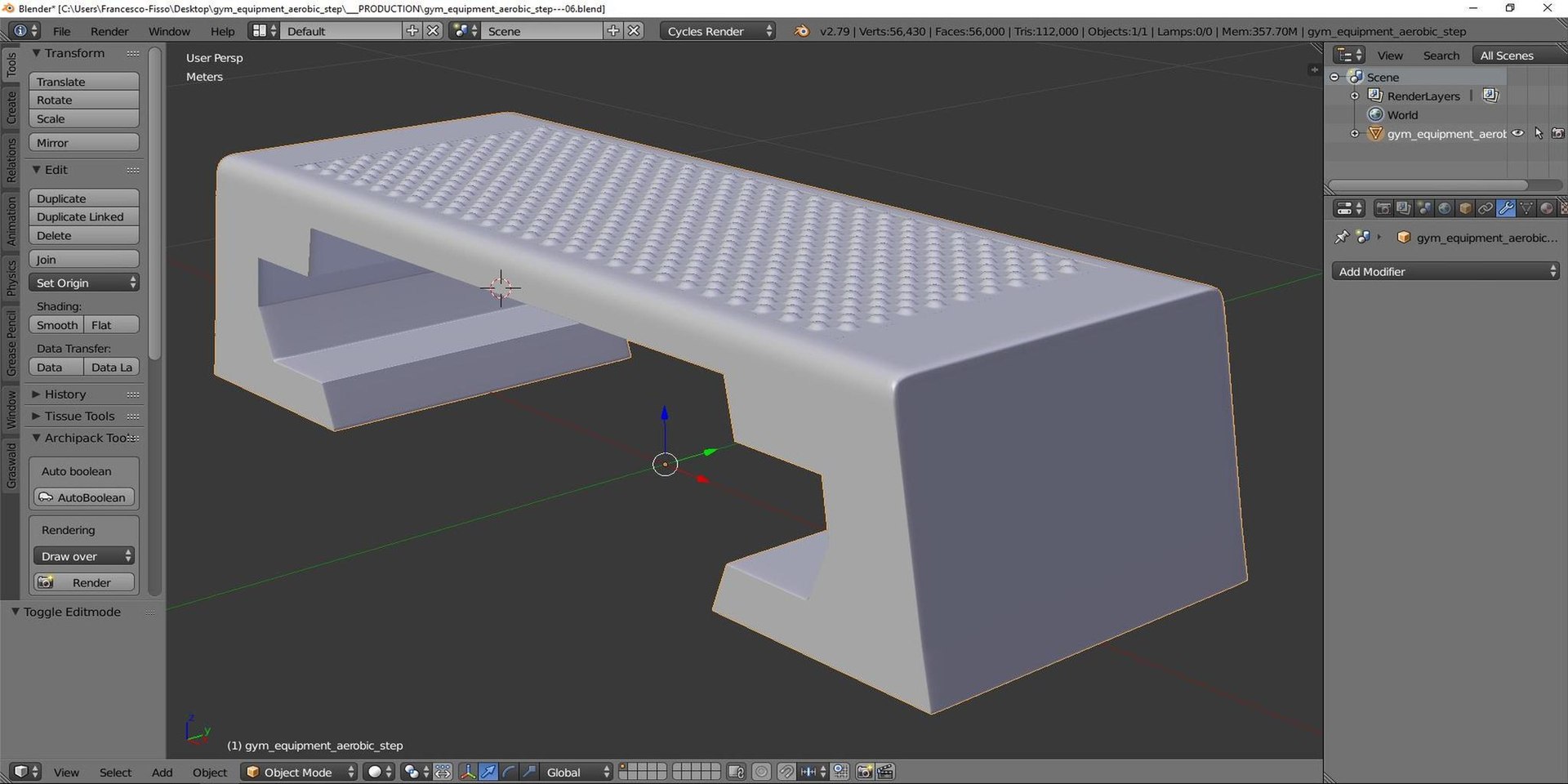 3D Aerobic Step Gym Equipment - TurboSquid 1420653