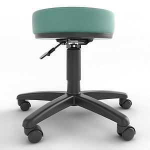 3ds max ergonomic stool height adjustment