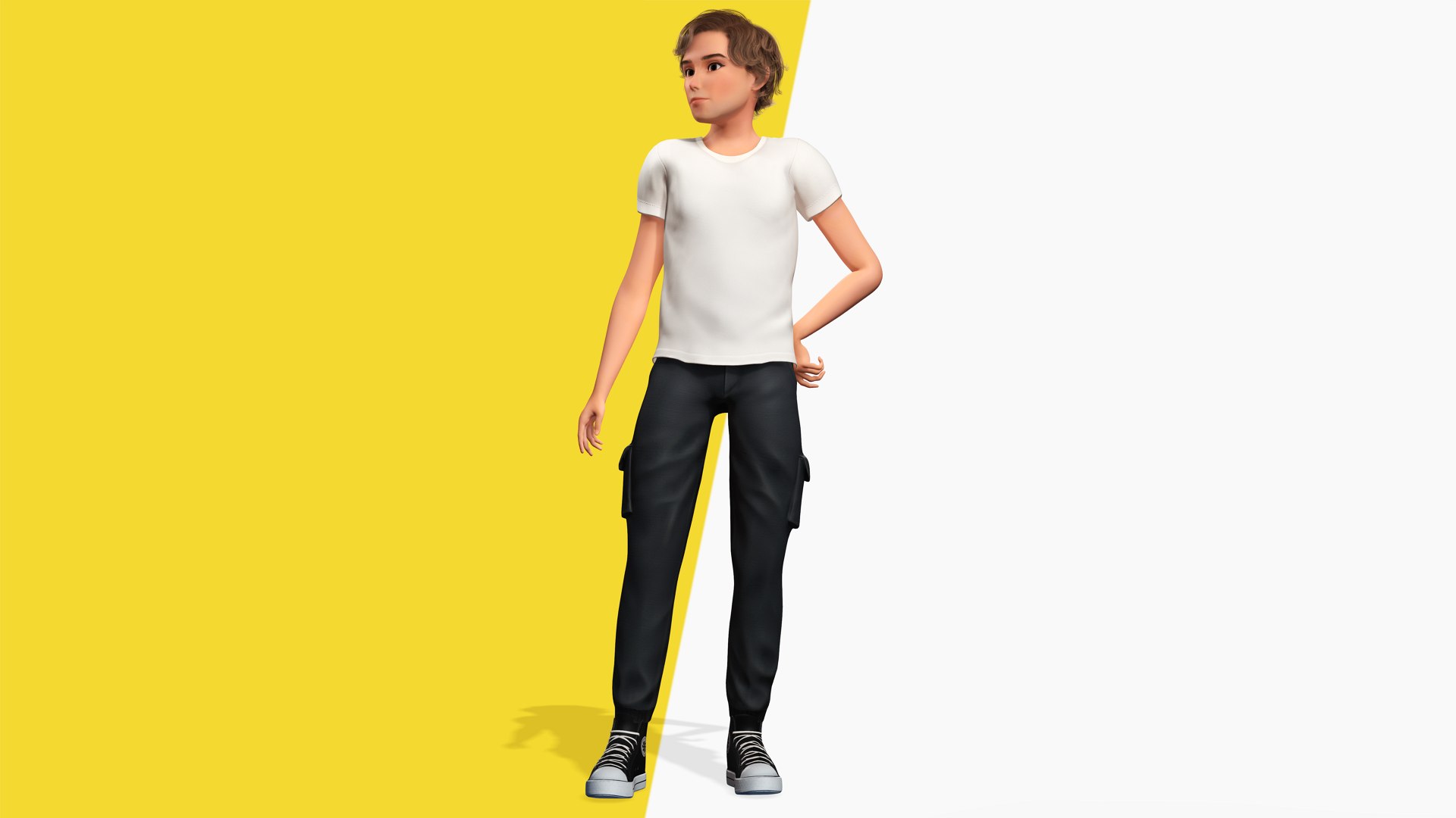 Charming Young Man Rigged Expressive 3D Happy Boy 3D - TurboSquid 2386557