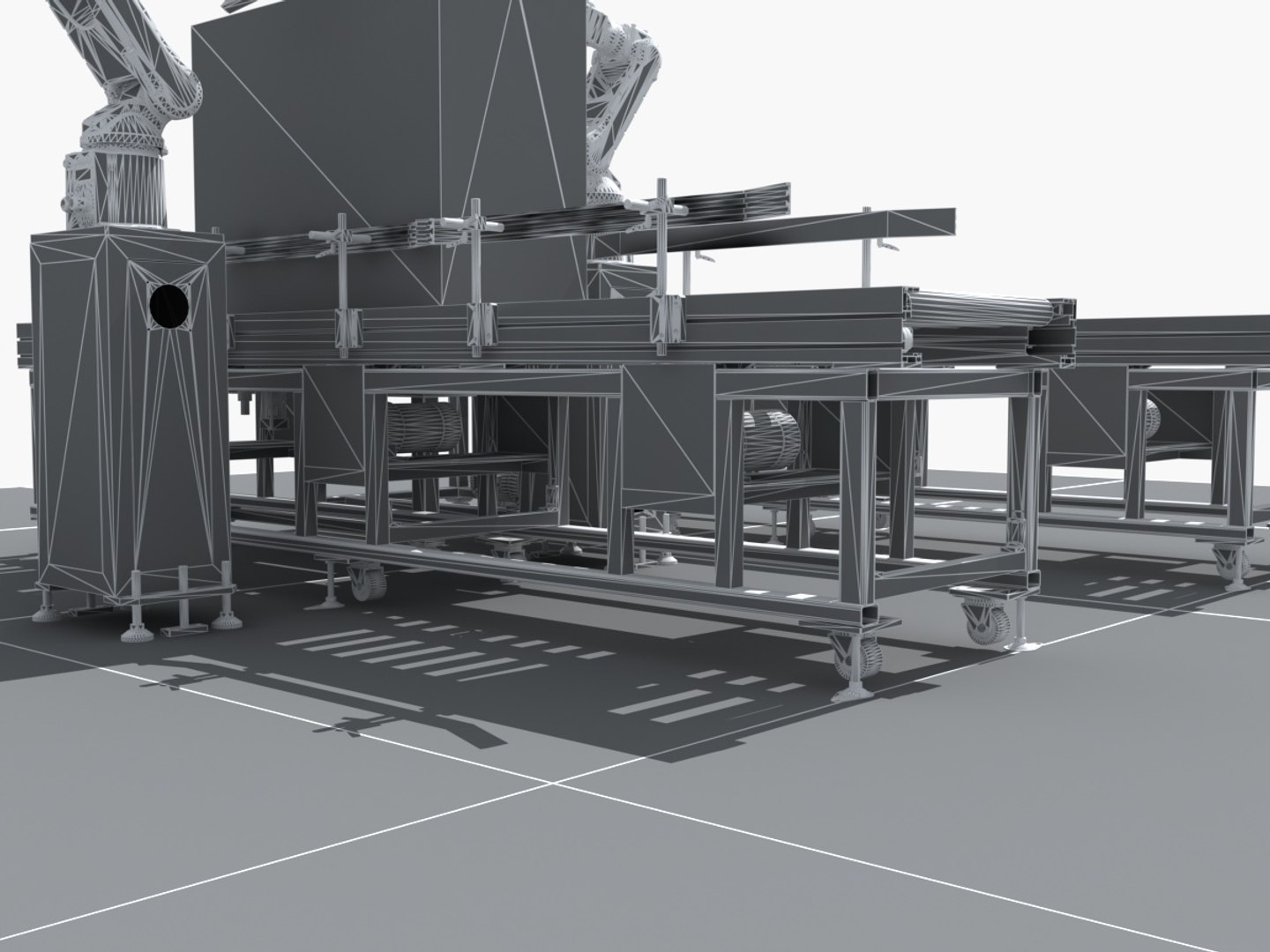 3D model Industrial Equipment 23 - Inspection of Cardboard Box Outer ...