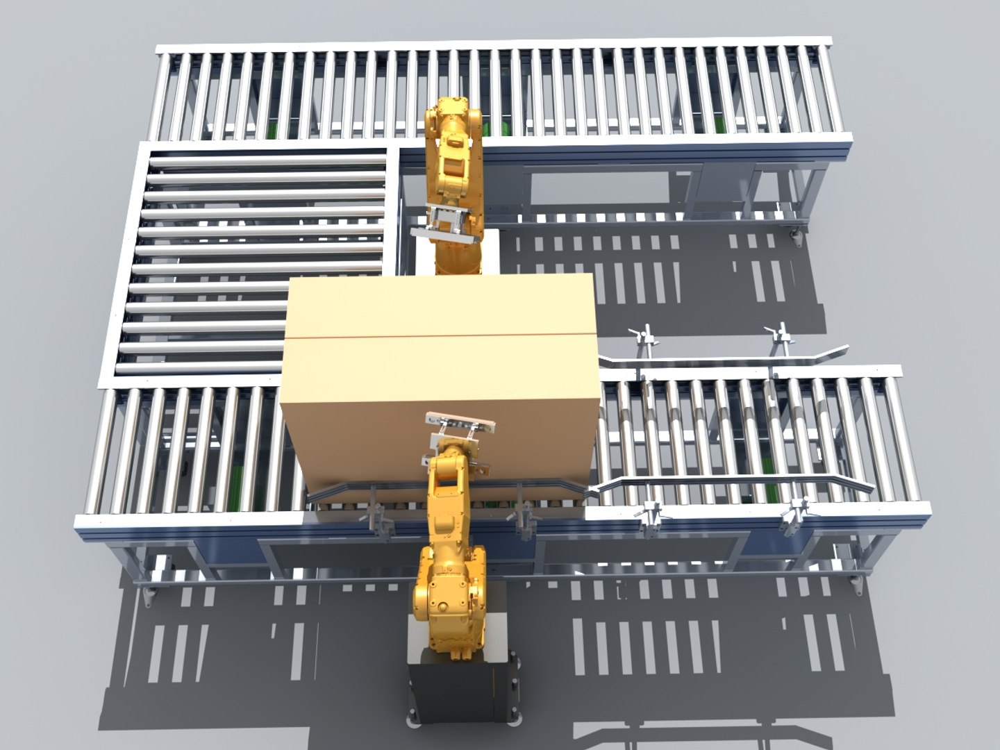 3D model Industrial Equipment 23 - Inspection of Cardboard Box Outer ...