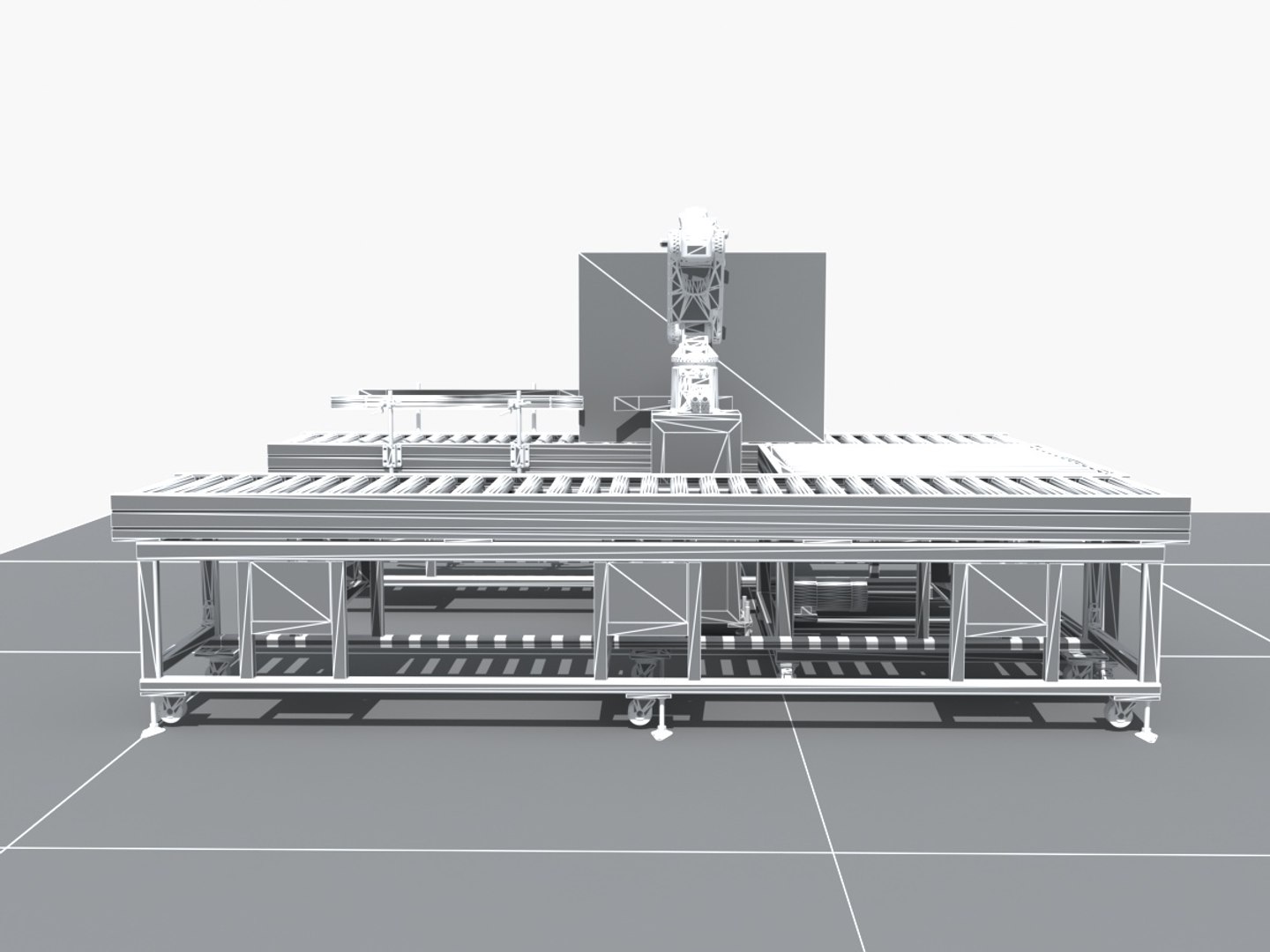 3D model Industrial Equipment 23 - Inspection of Cardboard Box Outer ...