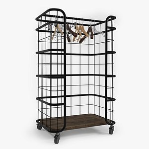 Industrial Style Coat Hanger