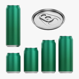 3D model Standard beverage cans