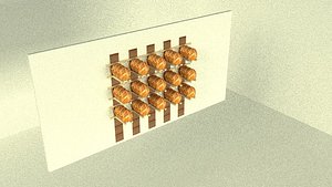 bakery display 3d model