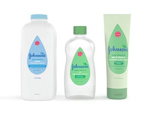 3D model johnsons baby aloe