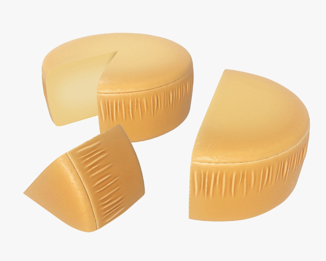 Cheese Wheel 3D Model - TurboSquid 1422610