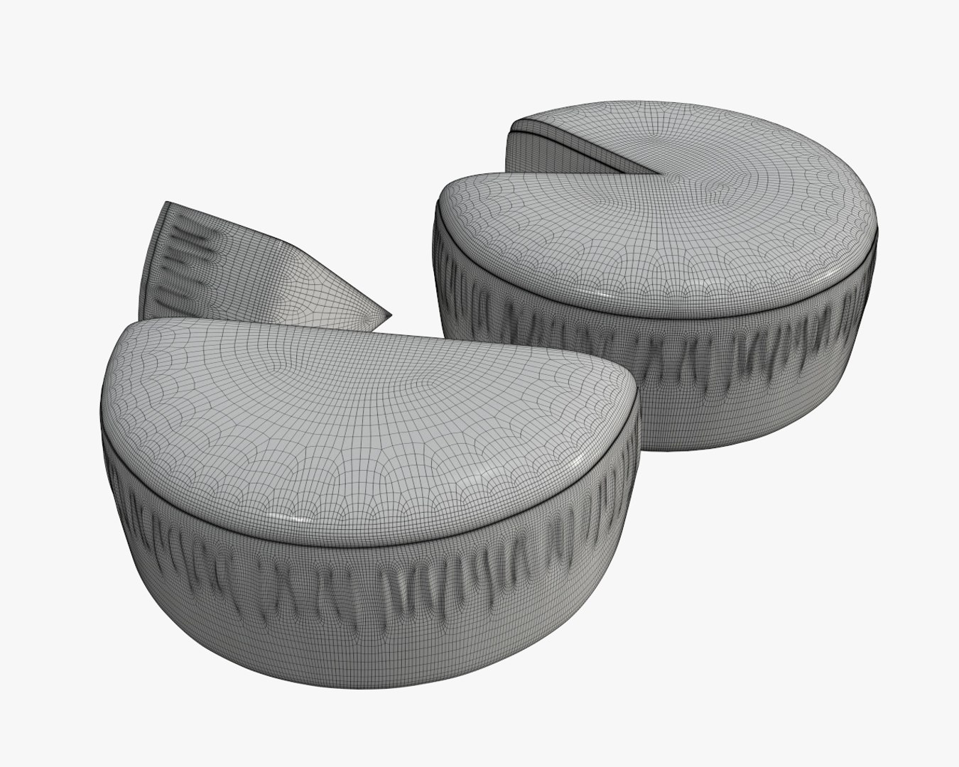 Cheese Wheel 3D Model - TurboSquid 1422610