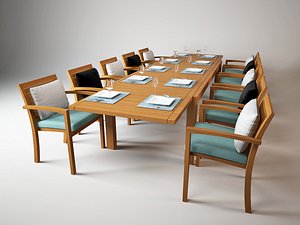 3d dining set ixit 360
