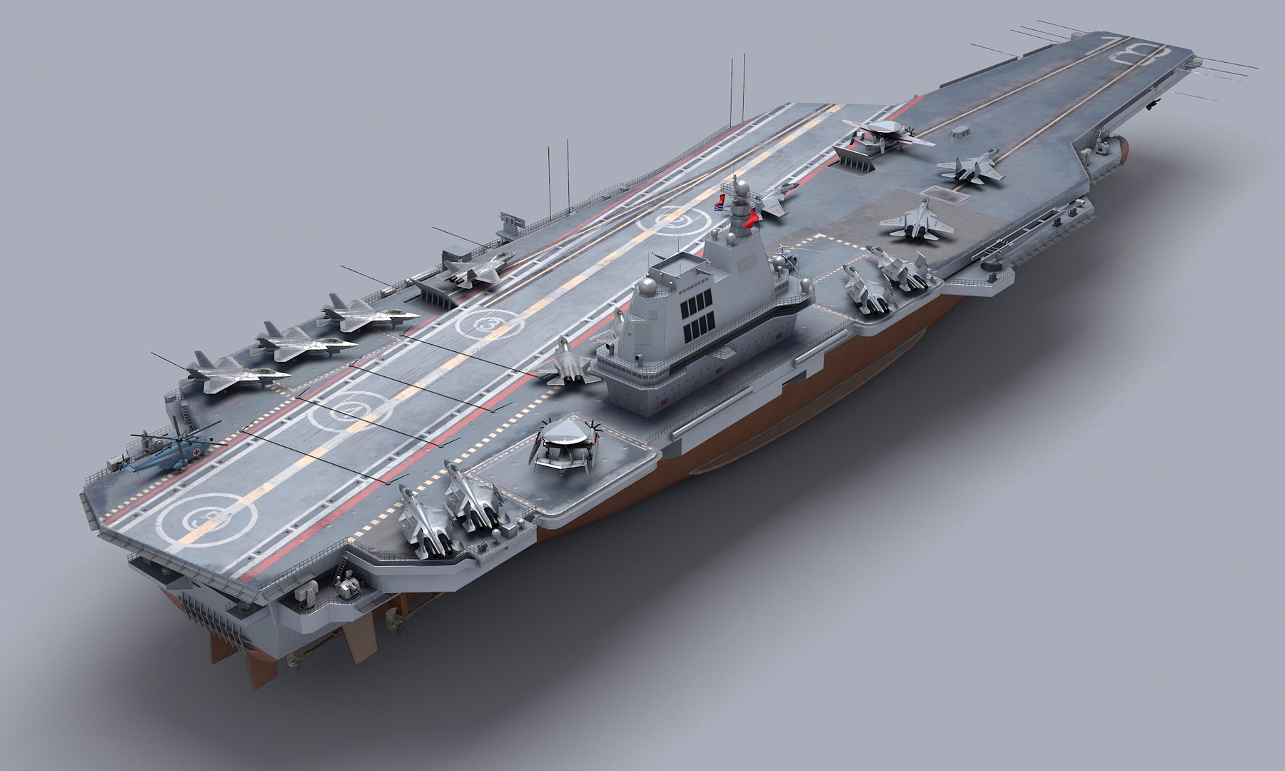 3D Chinese Aircraft Carrier CV-18 Fujian Model - TurboSquid 1983617