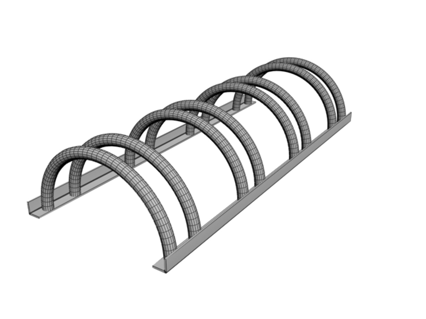 3D Bike Rack - TurboSquid 1456176