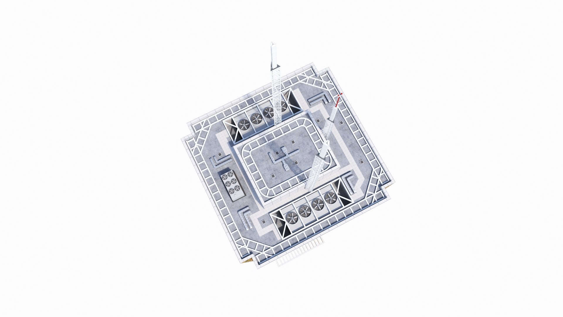 First Canadian Place V4 Lowpoly 3D Model - TurboSquid 1781899