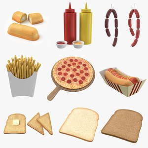 Food Collection 3D Models