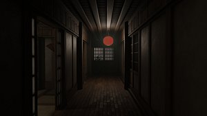 Low Poly Modular Japanese House With PBR Materials