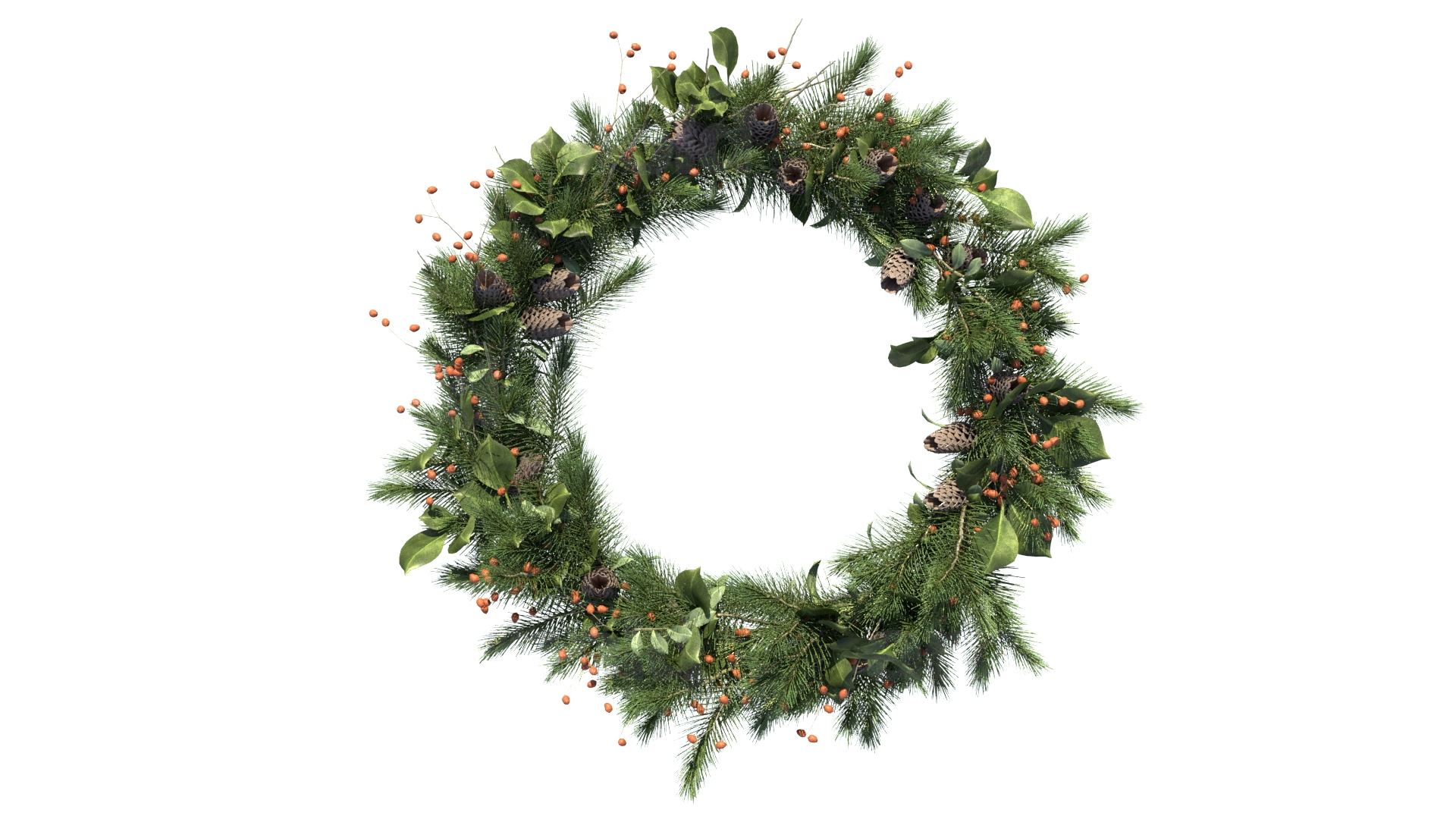 Wreath Christmas 3D Model - TurboSquid 2062053