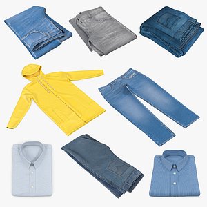 Folded Clothes Collection 5 model