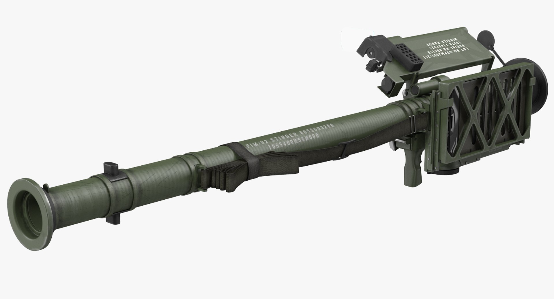 FIM 92B Stinger 3D Model 3D model preview