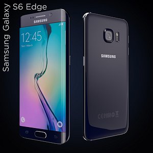 Samsung Galaxy S6 Edge Sapphire Black 2015 Smartphone