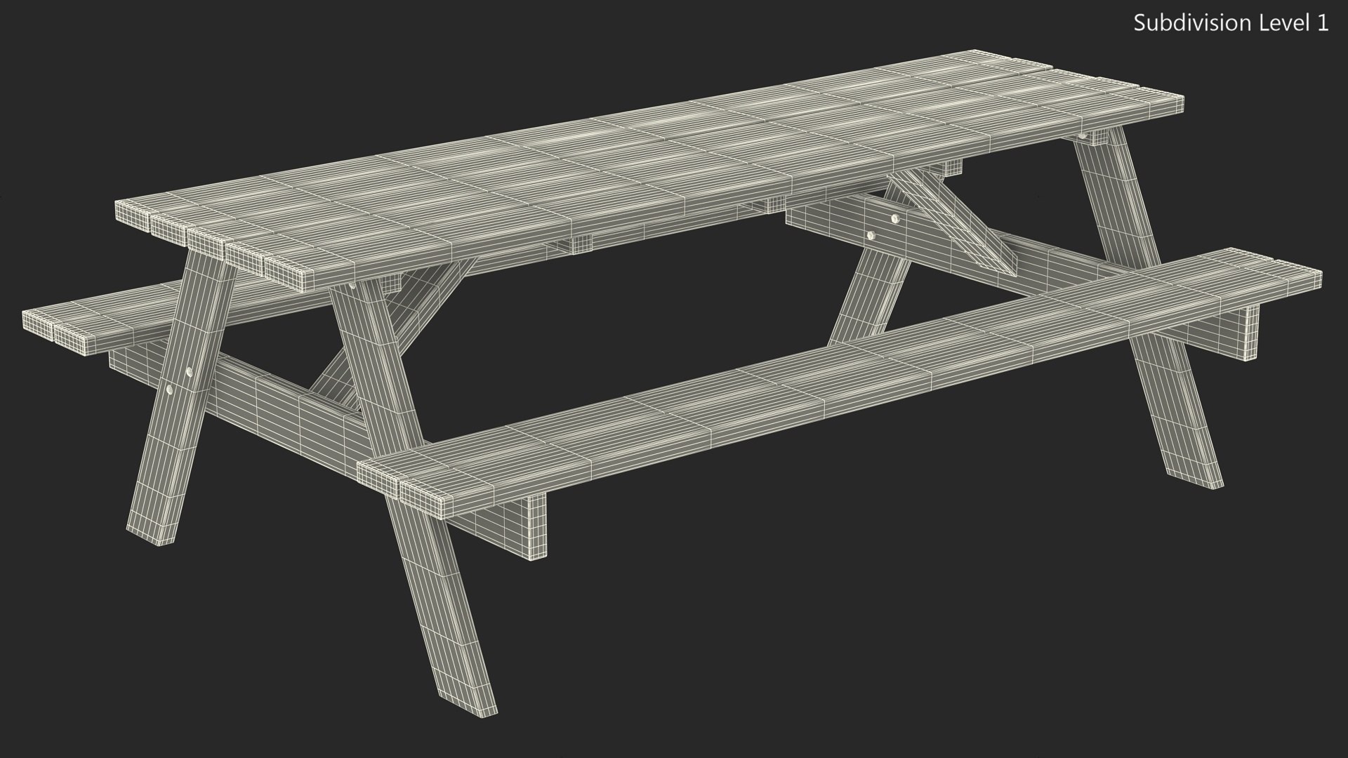 Wooden Picnic Table with Attached Benches 3D model https://p.turbosquid.com/ts-thumb/Ni/1weFq6/VF/woodenpicnictablewithattachedbenchesvray3dmodel018/jpg/1707016440/1920x1080/fit_q87/7f235376a7f5dd5bdf8841c4e105f03790e138cd/woodenpicnictablewithattachedbenchesvray3dmodel018.jpg