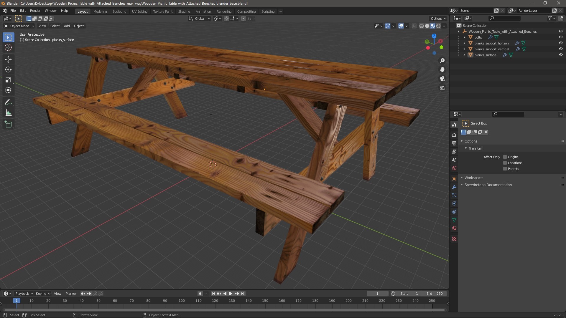 Wooden Picnic Table with Attached Benches 3D model https://p.turbosquid.com/ts-thumb/Ni/1weFq6/WC/woodenpicnictablewithattachedbenchesvray3dmodel022/jpg/1707016461/1920x1080/fit_q87/451169945b6f783f0f71dc52d5166fb5636831f0/woodenpicnictablewithattachedbenchesvray3dmodel022.jpg