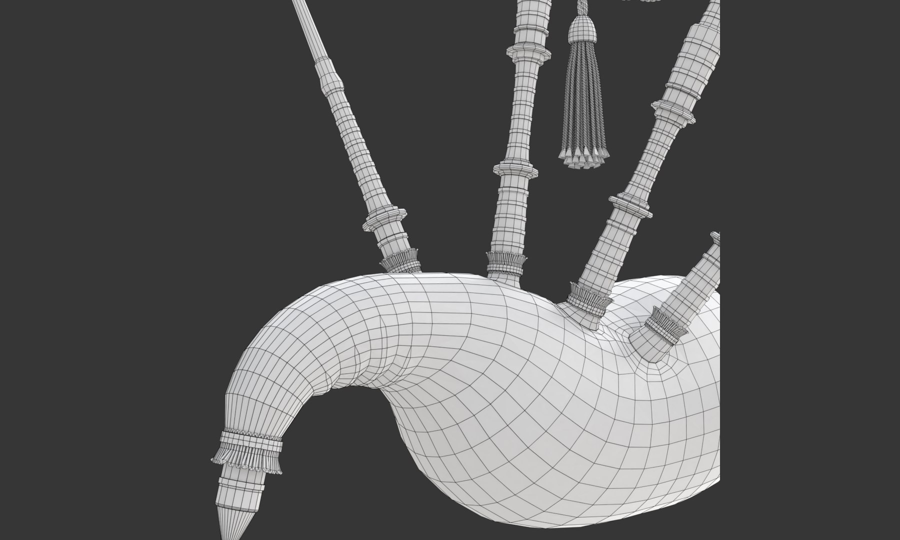 bagpipe bag pipe 3D https://p.turbosquid.com/ts-thumb/Ni/8CMOgQ/Cv/wireframe02/png/1784879505/1920x1080/fit_q87/172aedceb0eb51c7c07328e4498d661e8c195e64/wireframe02.jpg