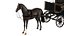 3D Brougham with horse