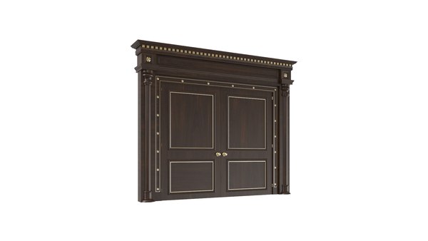 modelo 3d Puerta interior clásica - TurboSquid 1715846
