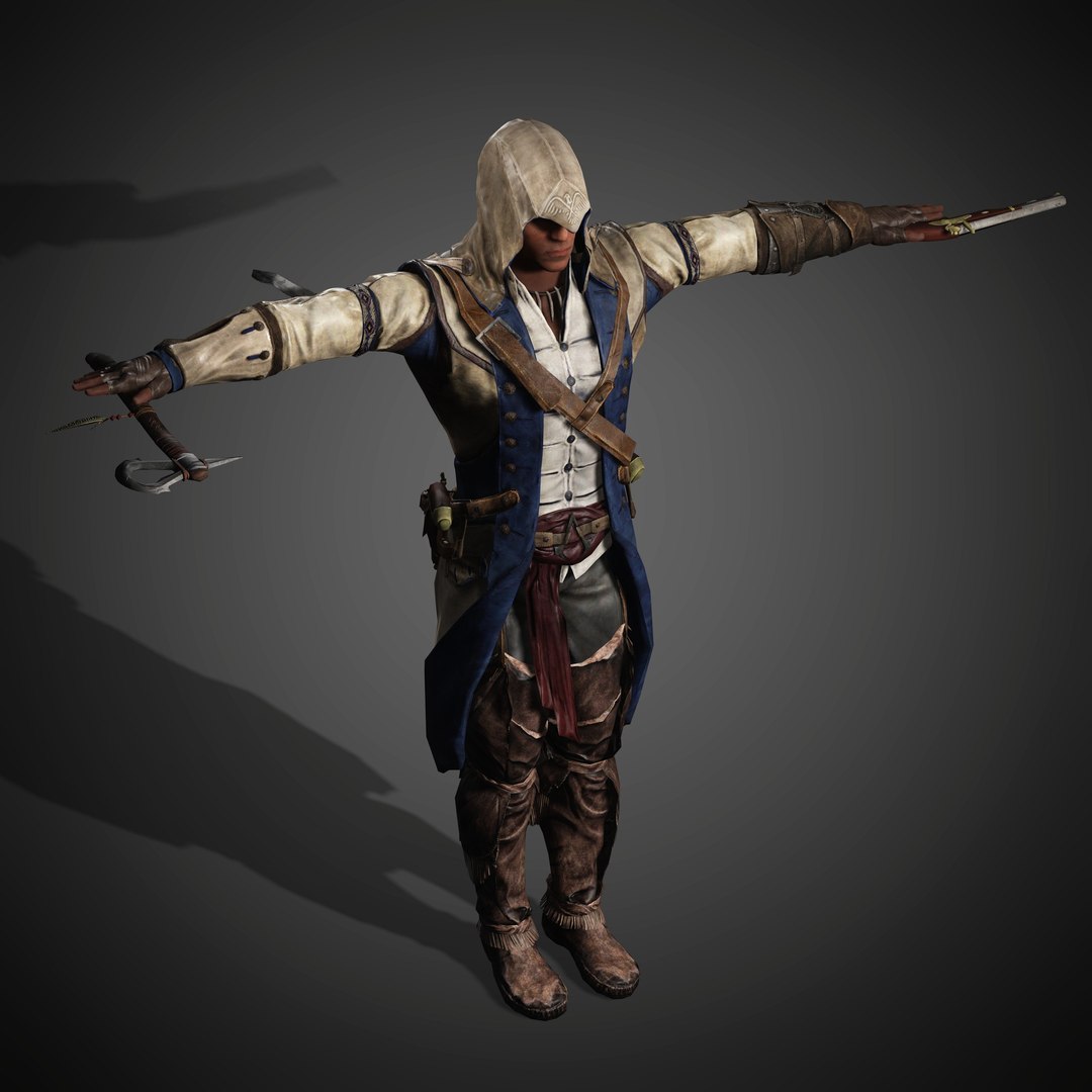 Connor Character 3D Model - TurboSquid 2419185