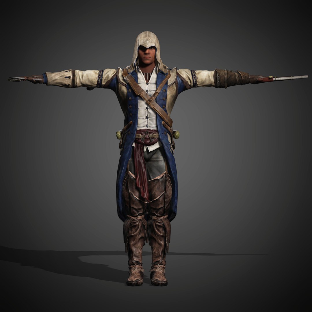 Connor Character 3D Model - TurboSquid 2419185