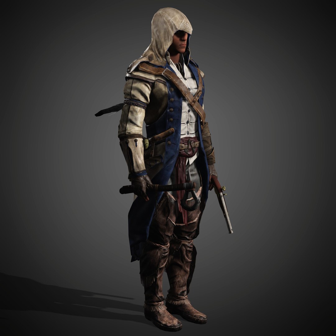 Connor Character 3D Model - TurboSquid 2419185