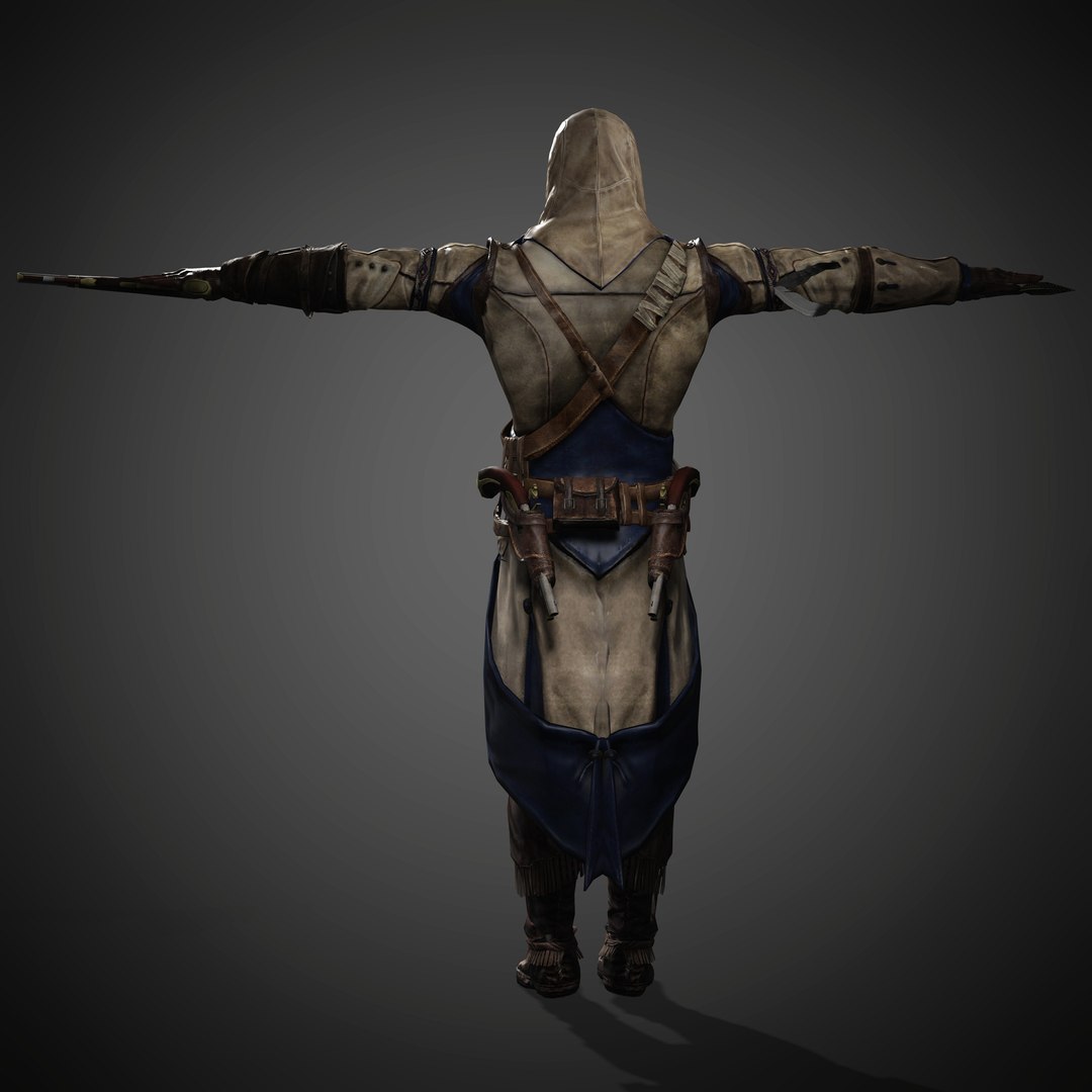 Connor Character 3D Model - TurboSquid 2419185