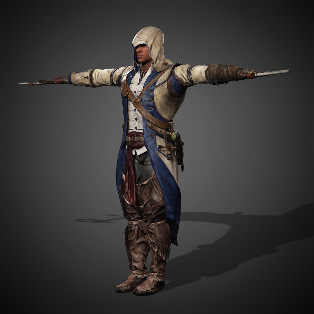 Connor Character 3D Model - TurboSquid 2419185