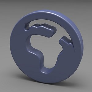 3D Globe europe africa v2