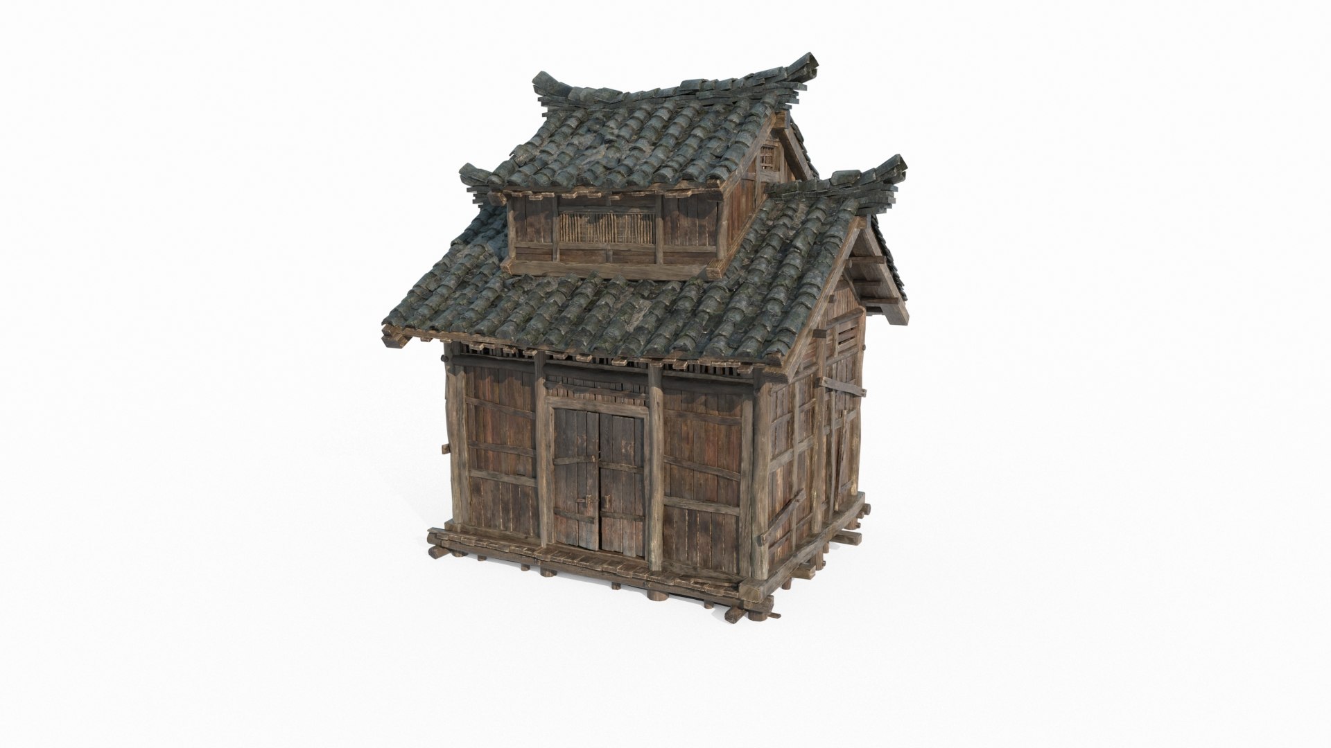 Ancient Asian Architecture Single Room 3D Model - TurboSquid 2350403