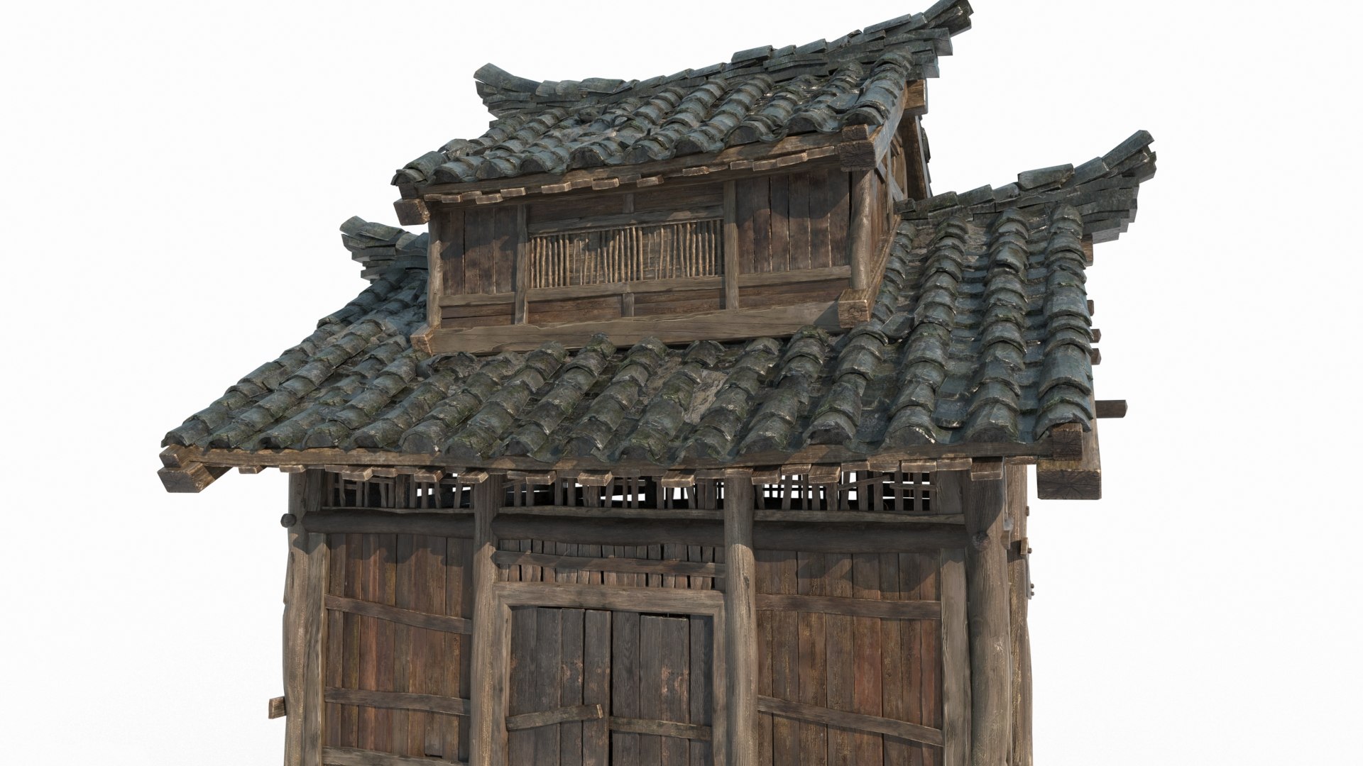 Ancient Asian Architecture Single Room 3D Model - TurboSquid 2350403