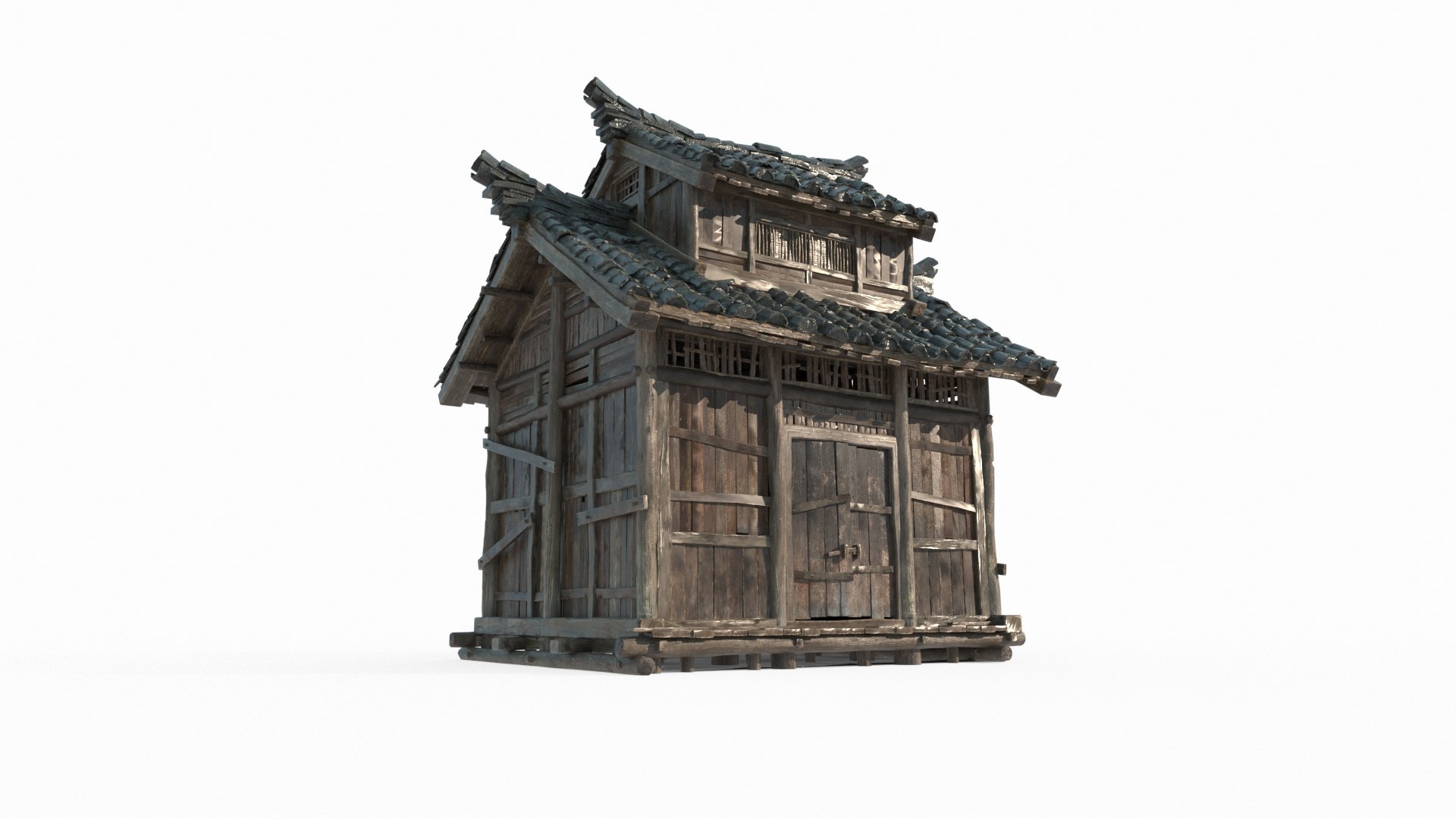 Ancient Asian Architecture Single Room 3D Model - TurboSquid 2350403