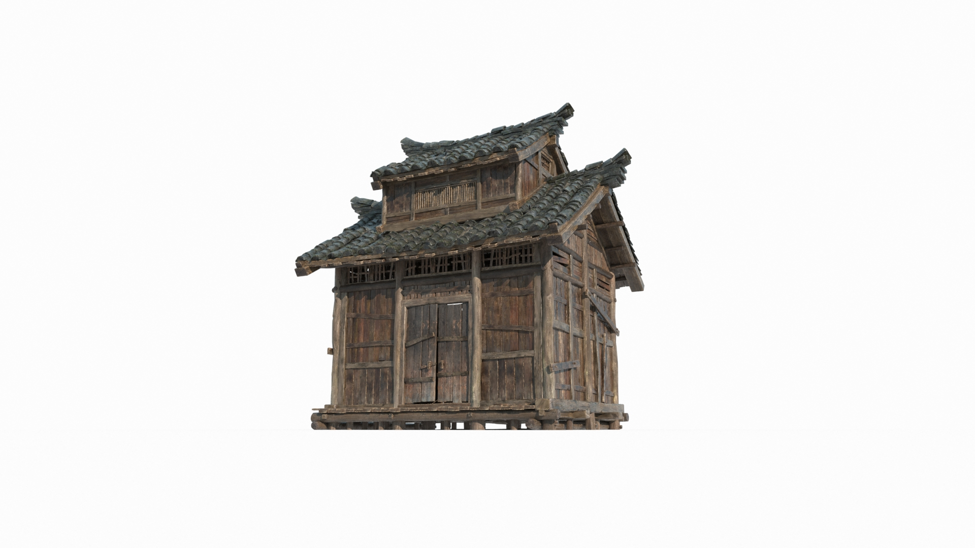 Ancient Asian Architecture Single Room 3D Model - TurboSquid 2350403