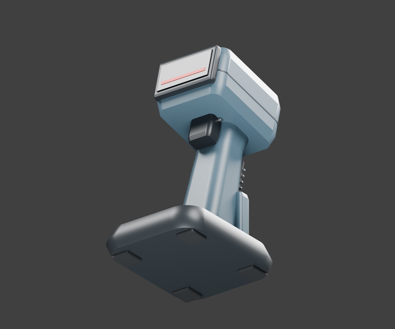 3D Handheld Barcode Scanner with Trigger Window and Charging Cradle https://p.turbosquid.com/ts-thumb/Ni/IFTEu3/ce/08_construction/jpg/1792116444/1920x1080/fit_q87/10f553a9dc45f1c4981fe025ac765cc8974cc31f/08_construction.jpg