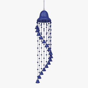 wind chime bells 3d max