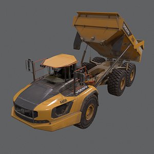articulated hauler 3D model