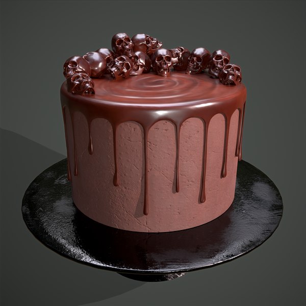 modelo 3d Pastel De Calaveras De Chocolate - TurboSquid 1806406