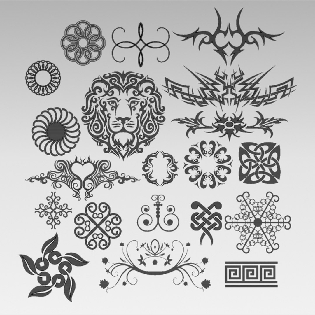 3ds max decoration patterns