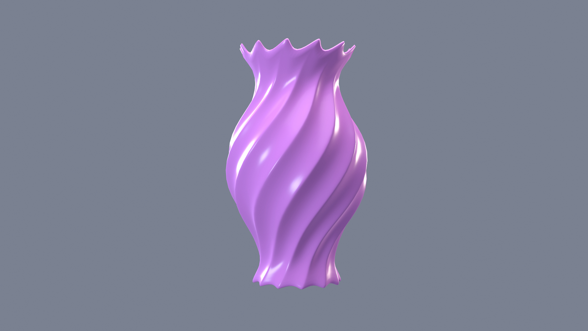 Vase porcelain pink 4 3D model TurboSquid 2030899