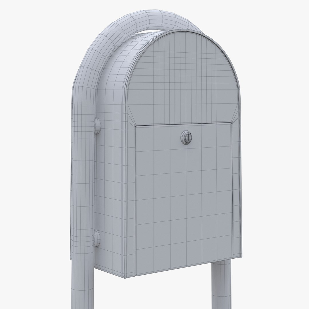 Mail Box Set 3D Model - TurboSquid 1383921