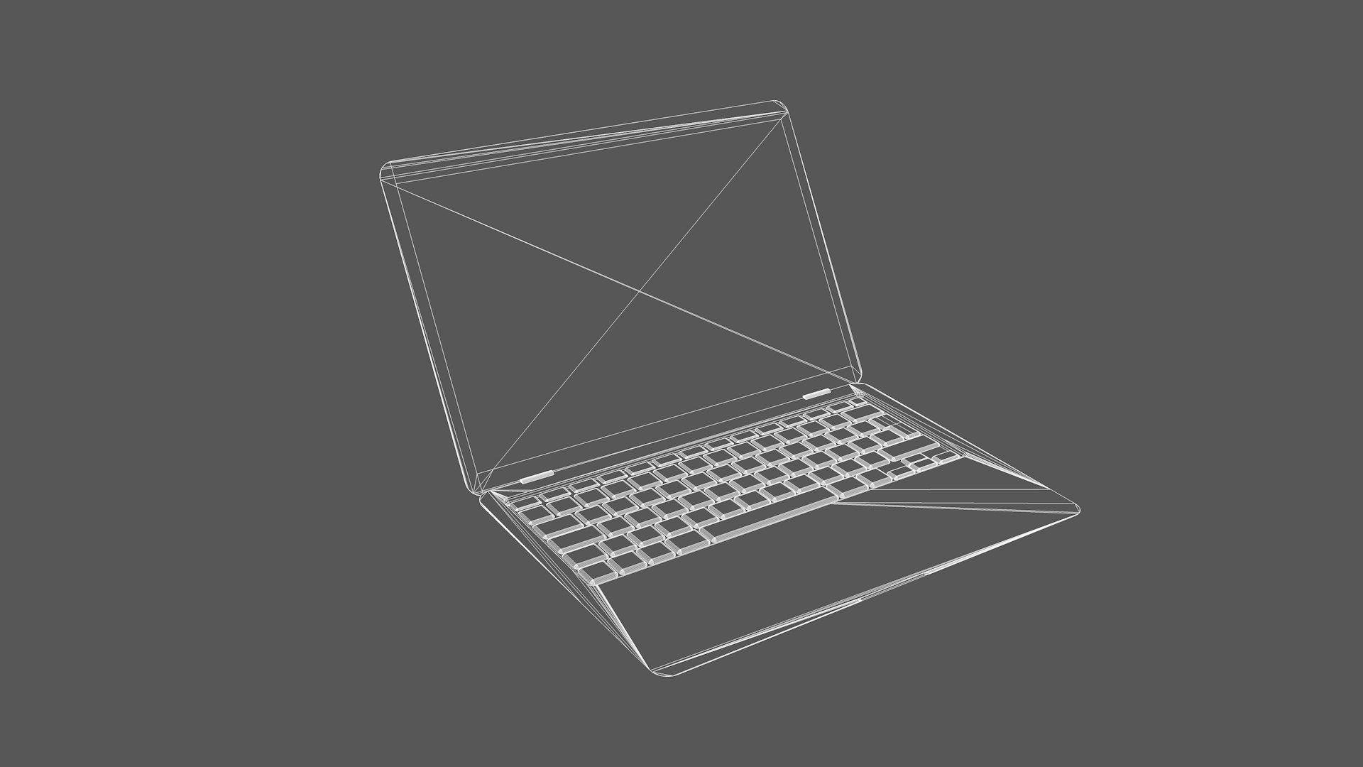 3D Apple Macbook Silver Model - TurboSquid 1615867