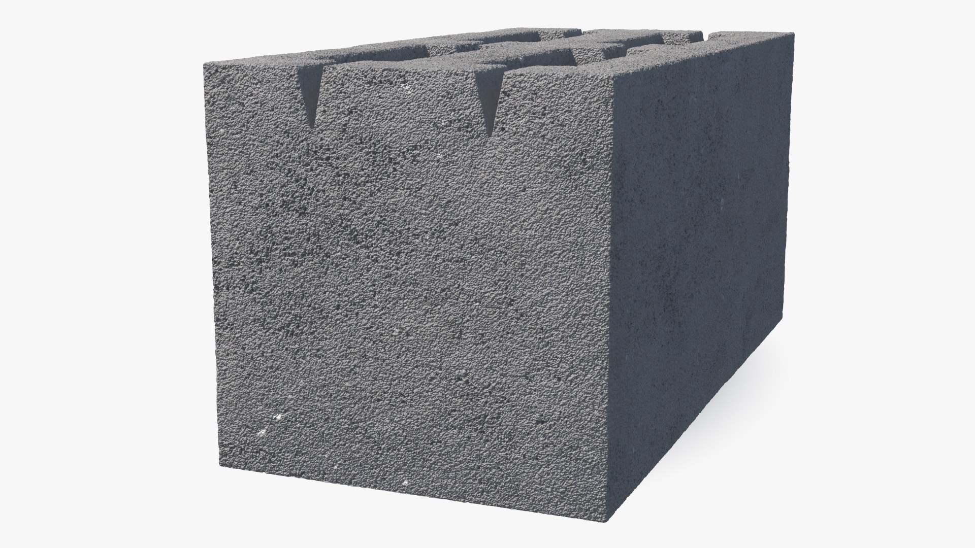 3D Expanded Clay Concrete Block 4 Slots - TurboSquid 2349268