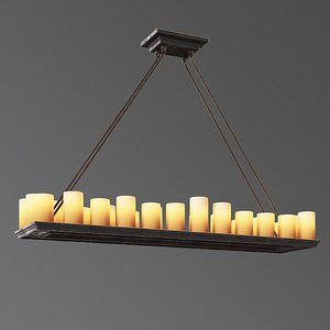Candle Rectangular Chanderlier