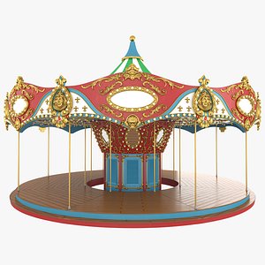 3D carousel base model