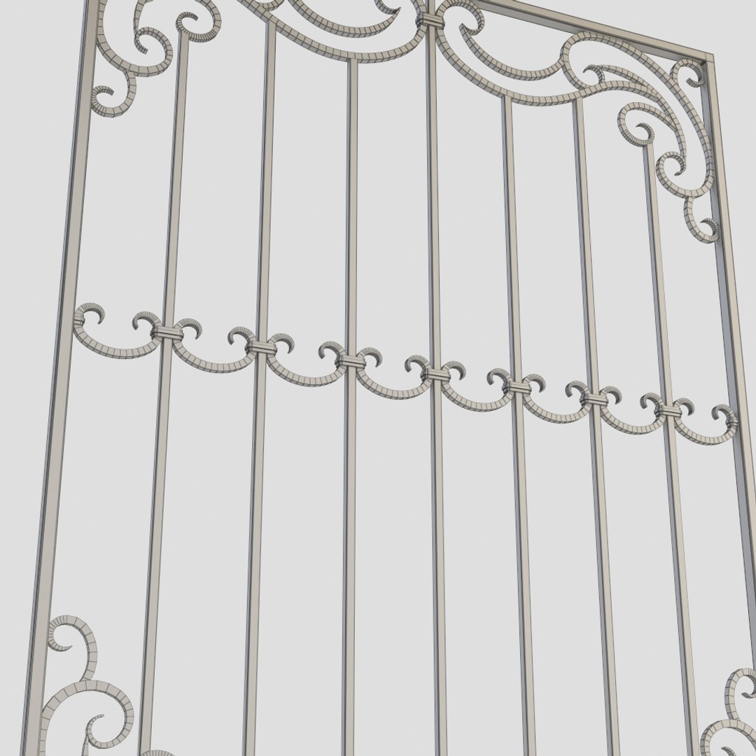 3d Model Windows Bars