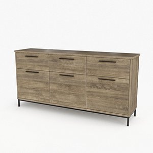 Sideboard Oak 3D